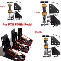 For PXN PDHM Pedal ﻿Simulated Racing Game Modification Pedal Clutch Throttle Brake Hydraulic Spring Damper Mod Kit