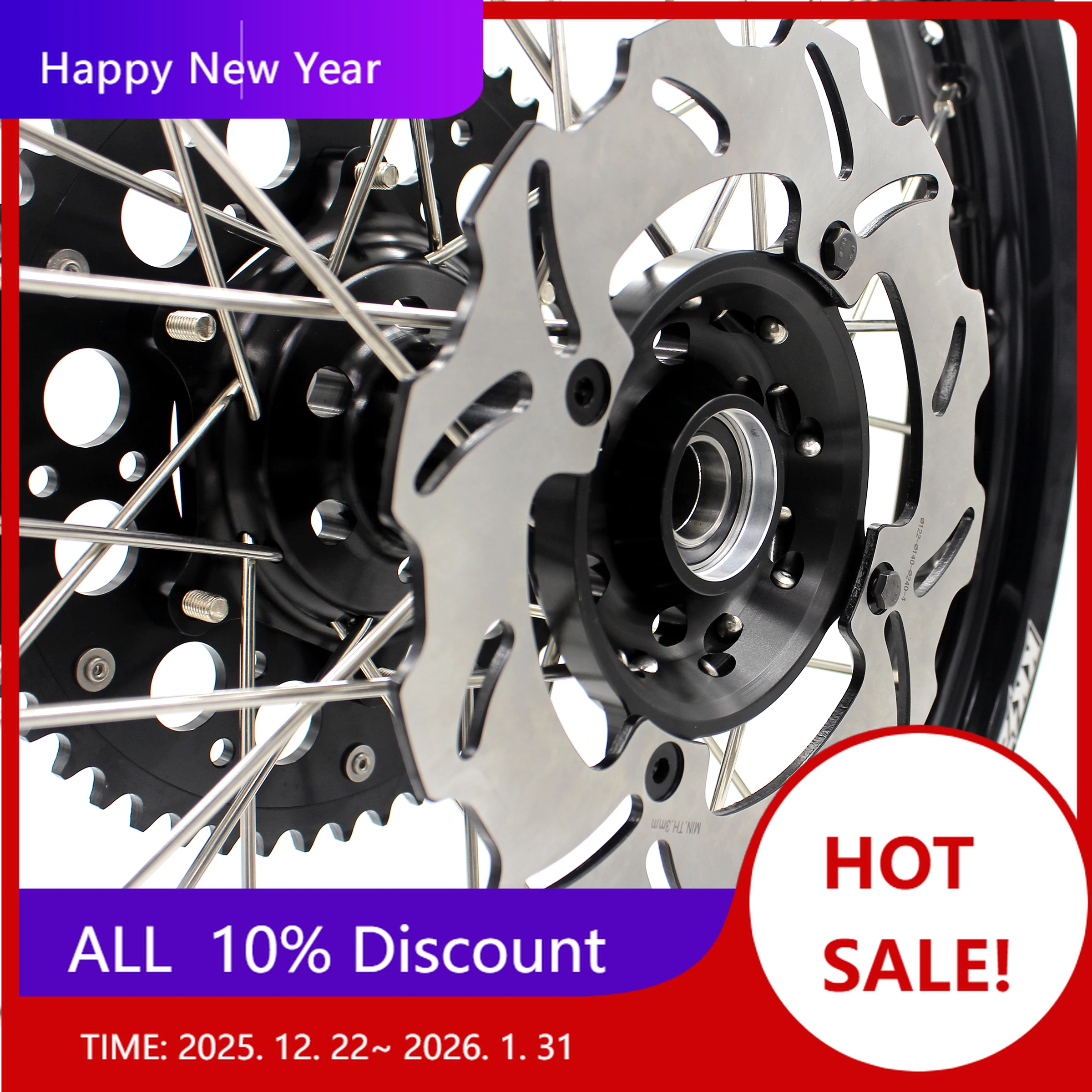 

【2025】 21 "18" или 21 "19" диски из сплава для HONDA CR125R CR250R CRF250R CRF450R с диском и звездочкой