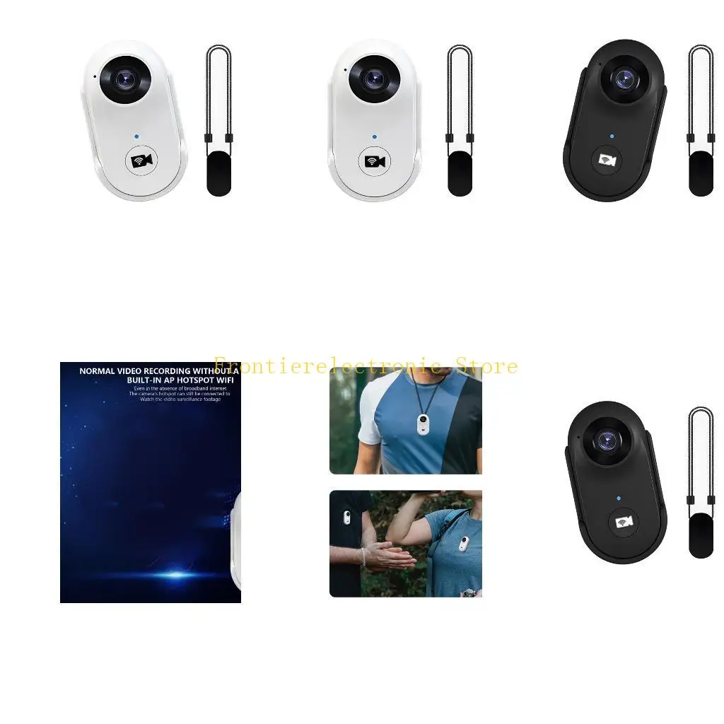 

G8DB Магнитная камера на ремешке 1080P Беспроводное подключение Водонепроницаемый корпус для езды на велосипеде Плавание Запись