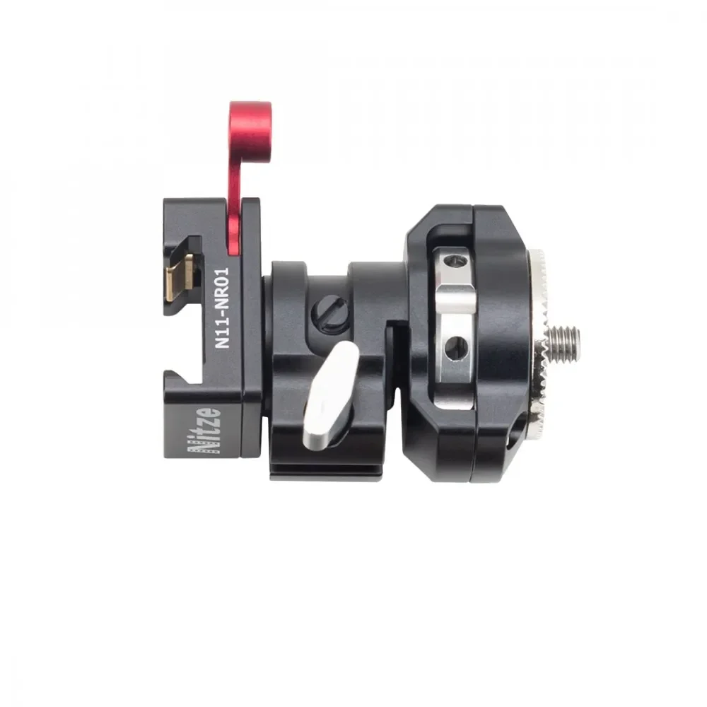 NITZE N11-NR01 ROTATING EVF MOUNT QR NATO CLAMP TO ARRI ROSETTE