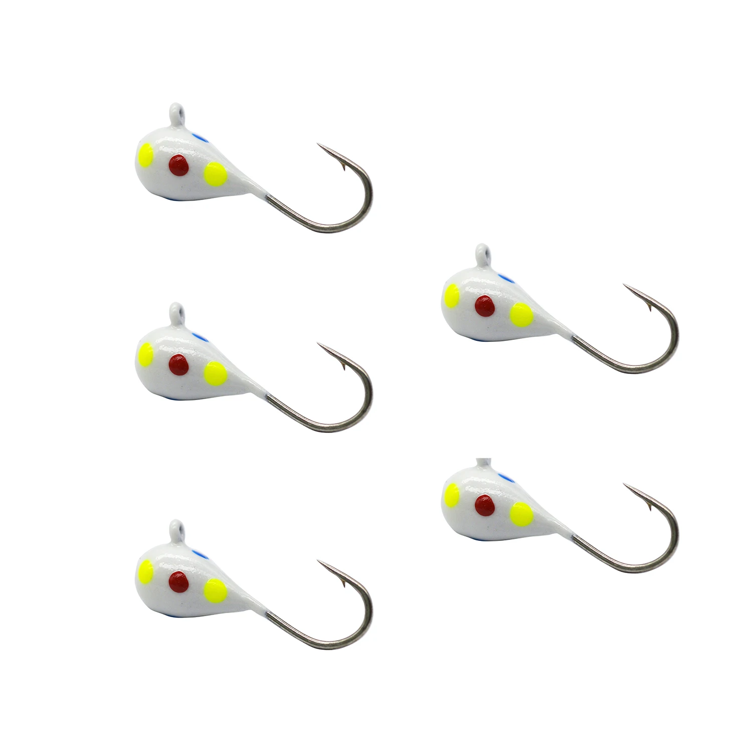Glow Tungsten Ice Fishing Jigs 4