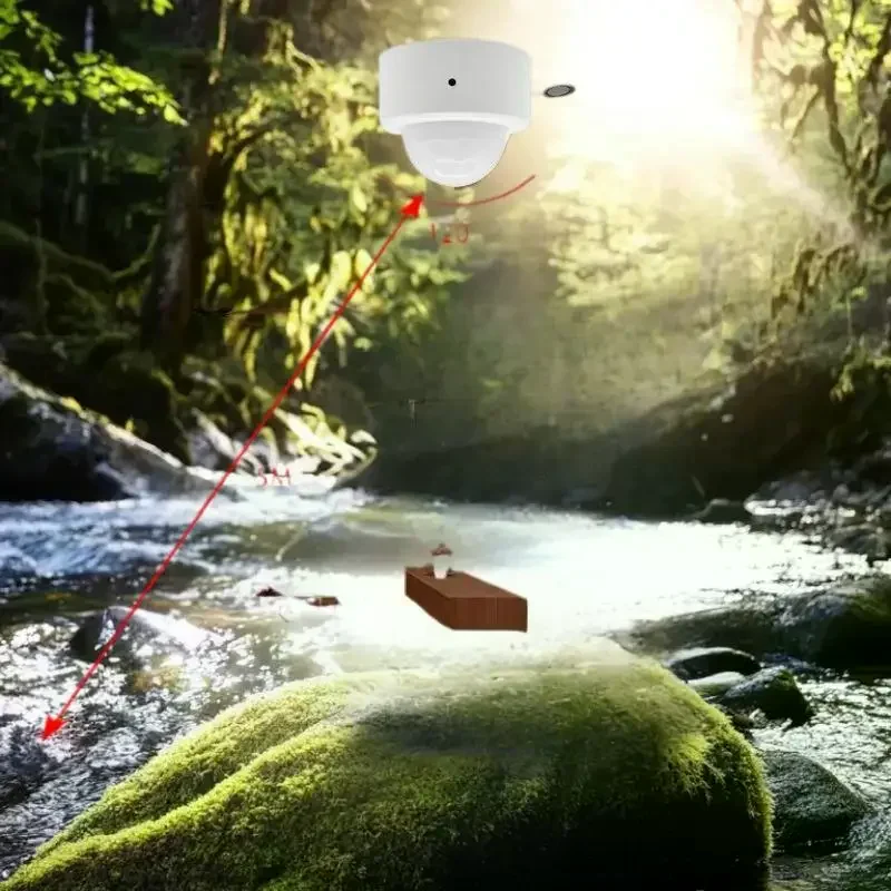 

Zigbee PIR Motion Detector Infrared Human Movement Alarm Security Sensor Compatible with Home Assistant