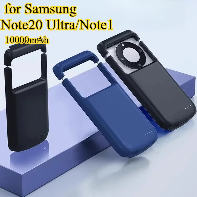 10000mAh Ultra-Thin Power Bank Case for Samsung Note20 Ultra/Note10+/Note9 - Wireless Charging Portable Battery Cover