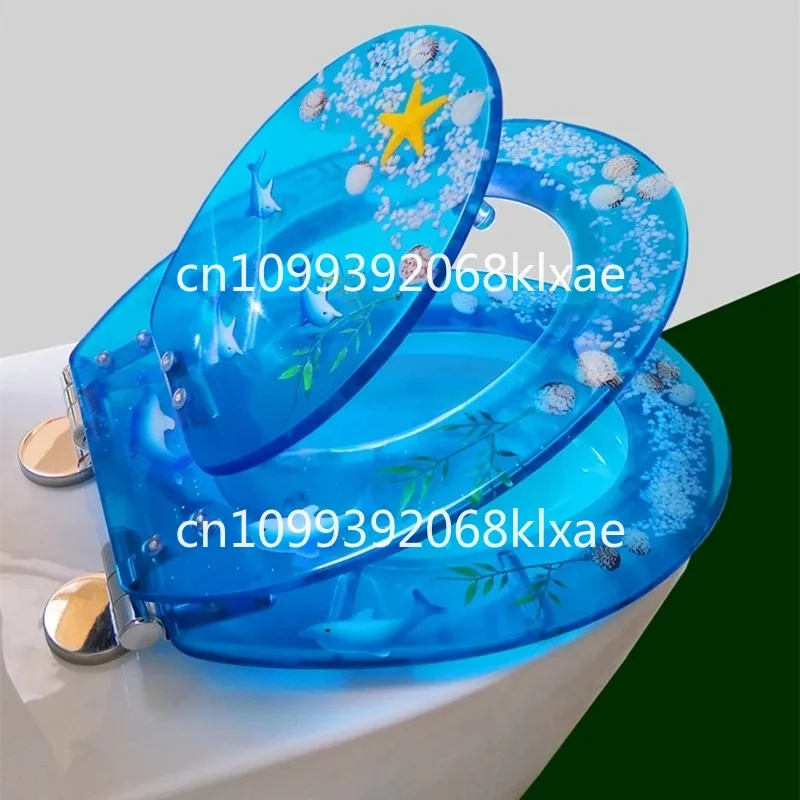 Nordic Resin Parent-child Toilet Cover, Dual-purpose Thickened UVO Type Household Universal Children's Toilet Cover