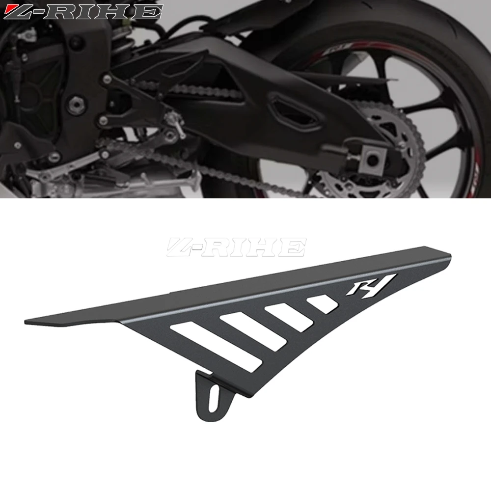 2024 CNC Chain Cover Trim Panel Protective Guard For Yamaha YZF R1 M R1M 2015 2016 2017 2018 2019 - 2023 Motorcycle Accessories