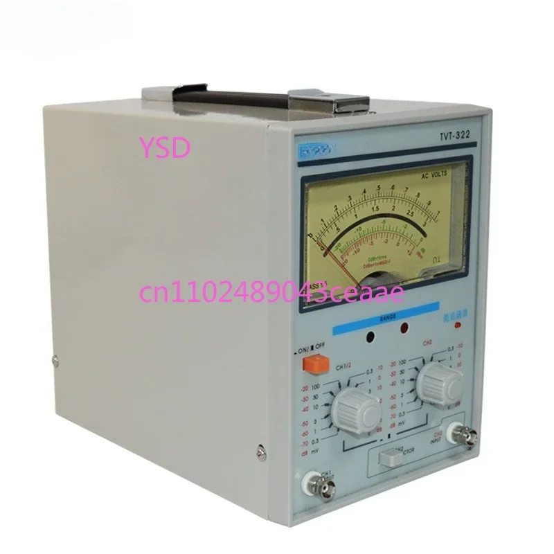 TVT322 AC Millivoltmeter - Dual Needle Display, Dual Channel