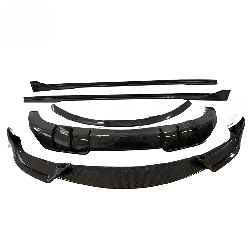 High Quality AD Style Real Carbon Fiber Body Kit Fit For Model 3 Front Lip Side Skirt Rear Diffuser Spoiler Exterior Upgrade