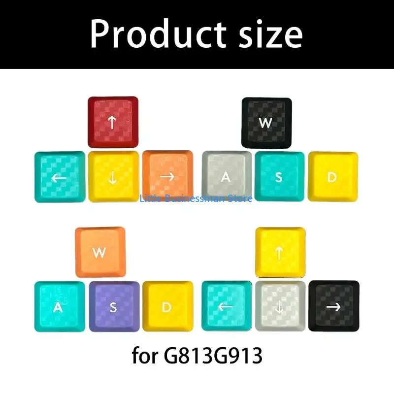 WASD Pfeile Tastenkappen Textur Rutschfester Schlüsselersatz für G813 G913 G913TKL M76A – Detail 6