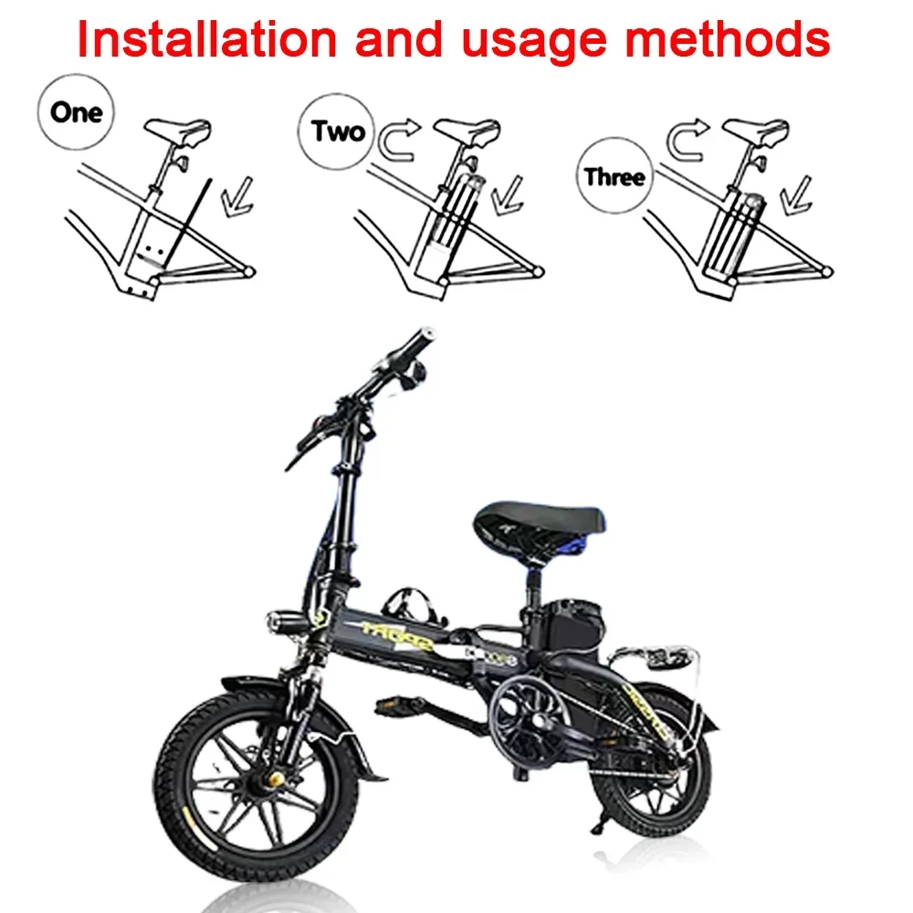 48V 30AH Lithium Silver Fish Batterie For 350W 500W 750W 1000W Electric Bike Li-ion Battery Pack