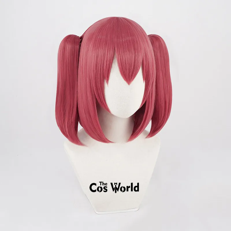 ラブライブサンシャイン Aqours 黒澤ルビー 30 センチメートルショートハロウィンアニメコスプレウィッグ人工毛 + ウィッグキャップ