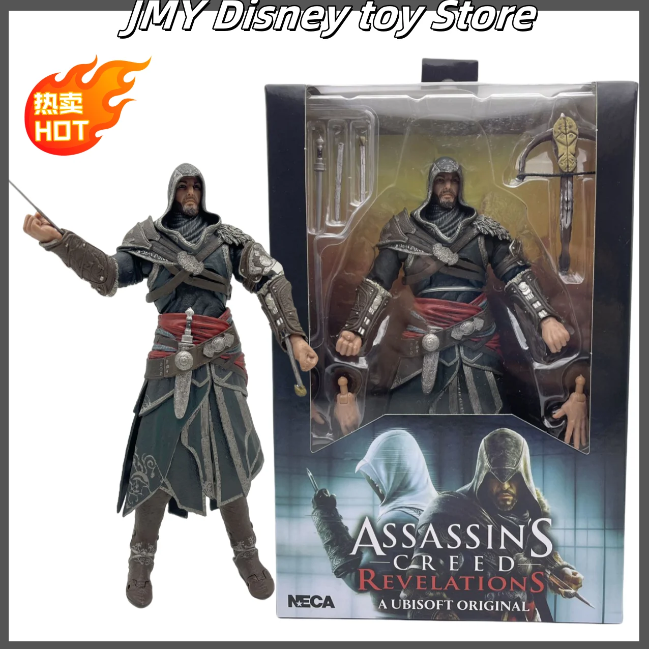 

Hot Assassin'S Creed Revelations Figure Assassin Master Ezio Movable Joint Model Desktop Collection Ornaments Toy Gifts