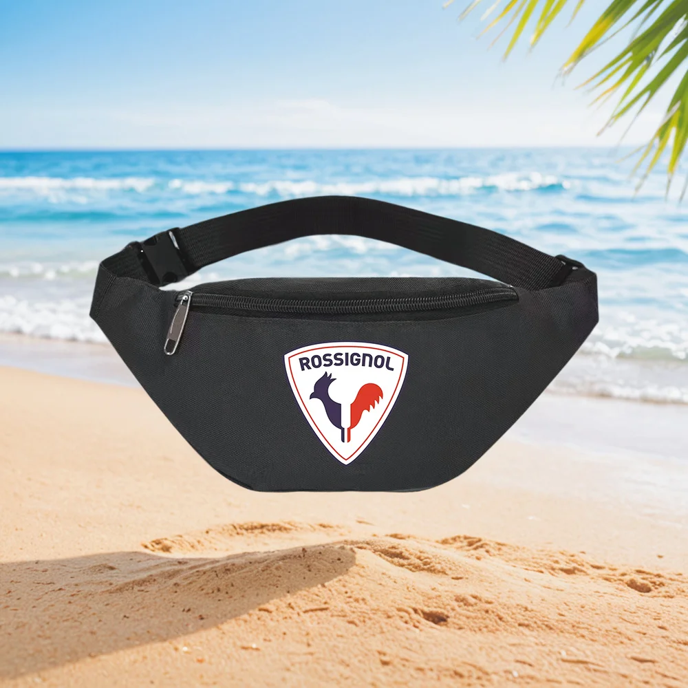 Rossignol-mochila de cintura con Logo de gallo, emblema de esquí, bolso cruzado de pecho, informal, deportivo, a la moda, Simple, único, Prin