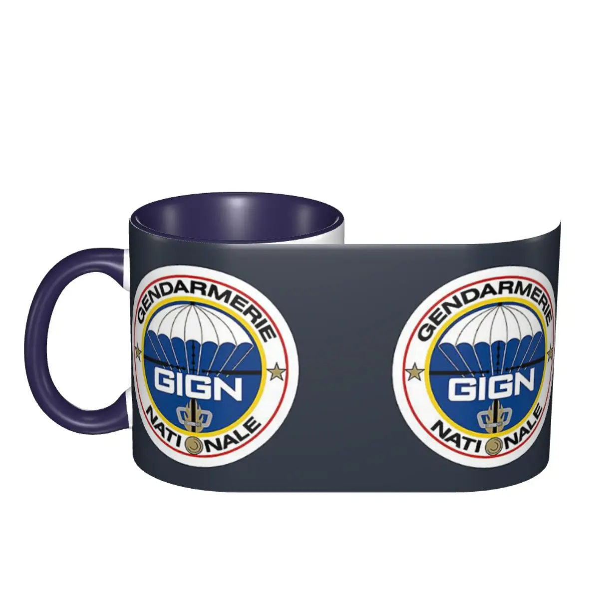 National Gendarmerie Intervention Group - GIGN (France) Mug Ceramic Coffee Cups Tea Mugs Milk Cup Drinkware Gifts for Woman Man