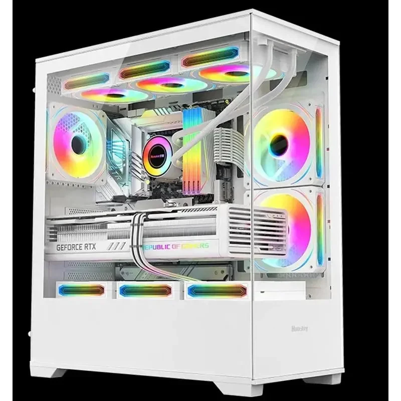 aotesier white gamer desktop computer best price high quality system unit Core i7 I5 i9 16GB RAM RTX GTX 12GB GPU new gaming pc