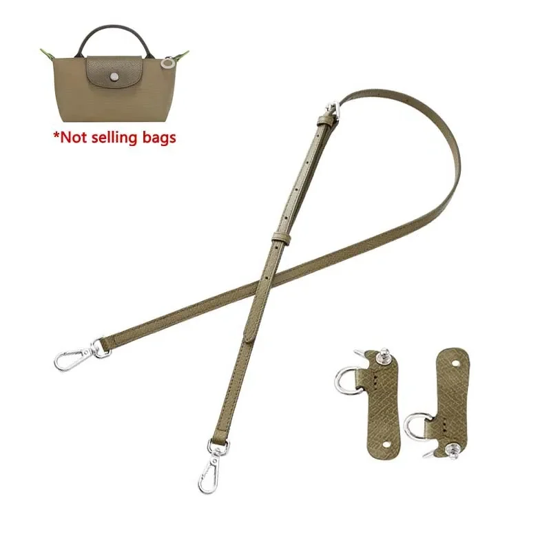Leather Bag Shoulder Strap Replacement Crossbody Adjustable Conversion Kit Fit for Longchamp Mini Pouch