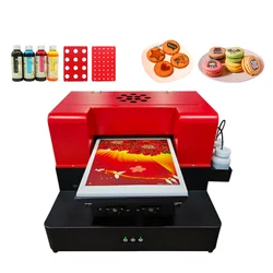 A4 Food printer Edible sugar Paper With Edible Ink Fondant Macarons Cookie Beans Moon Cake Bread 4 Cups Coffee Printer