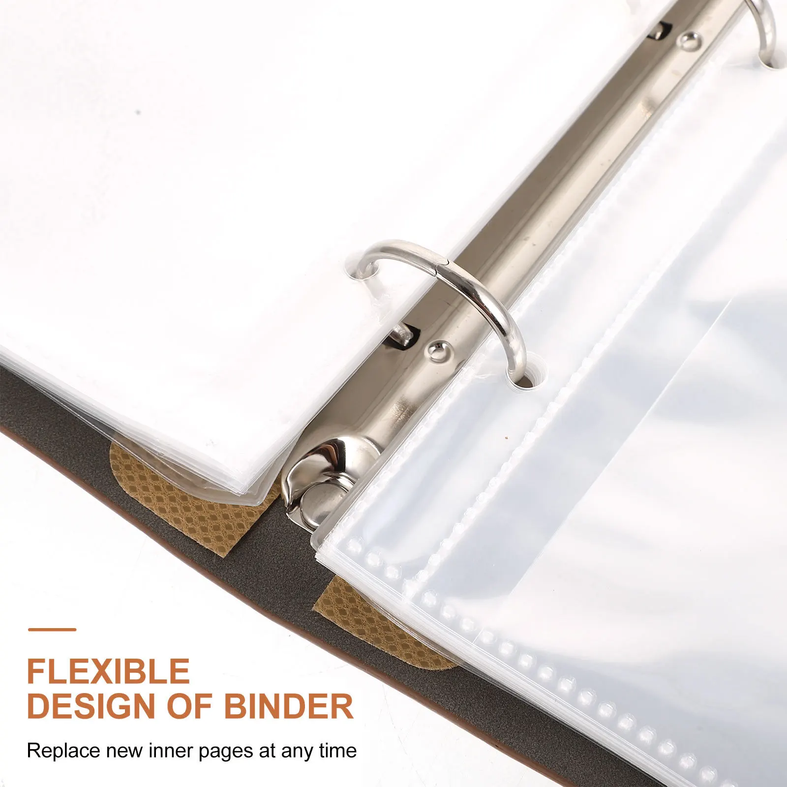 Ticket Album Commemorative Collection Booklet Loose-Leaf Storage Organizer Photo Card Receipt Holder Large Capacity Transparent