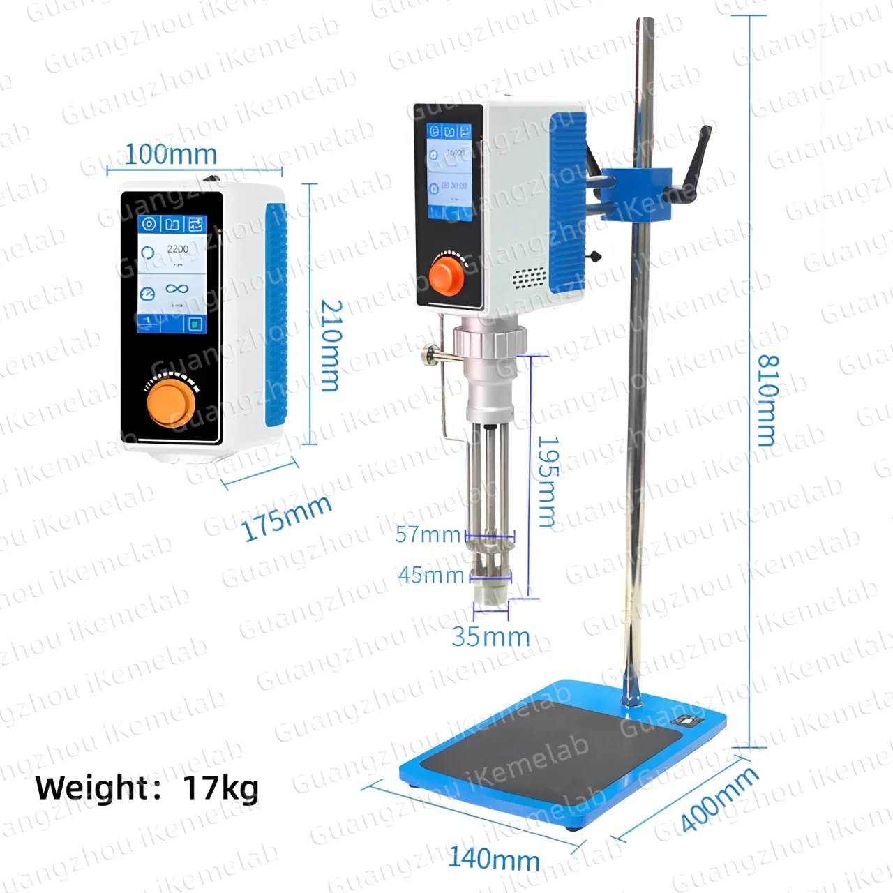 IKEME High Viscosity Emulsifier Dispersion Homogenizer High Shear Mixer Ink Resin Wax Paint Fuel Food Homogenizer Mixer Cosmetic