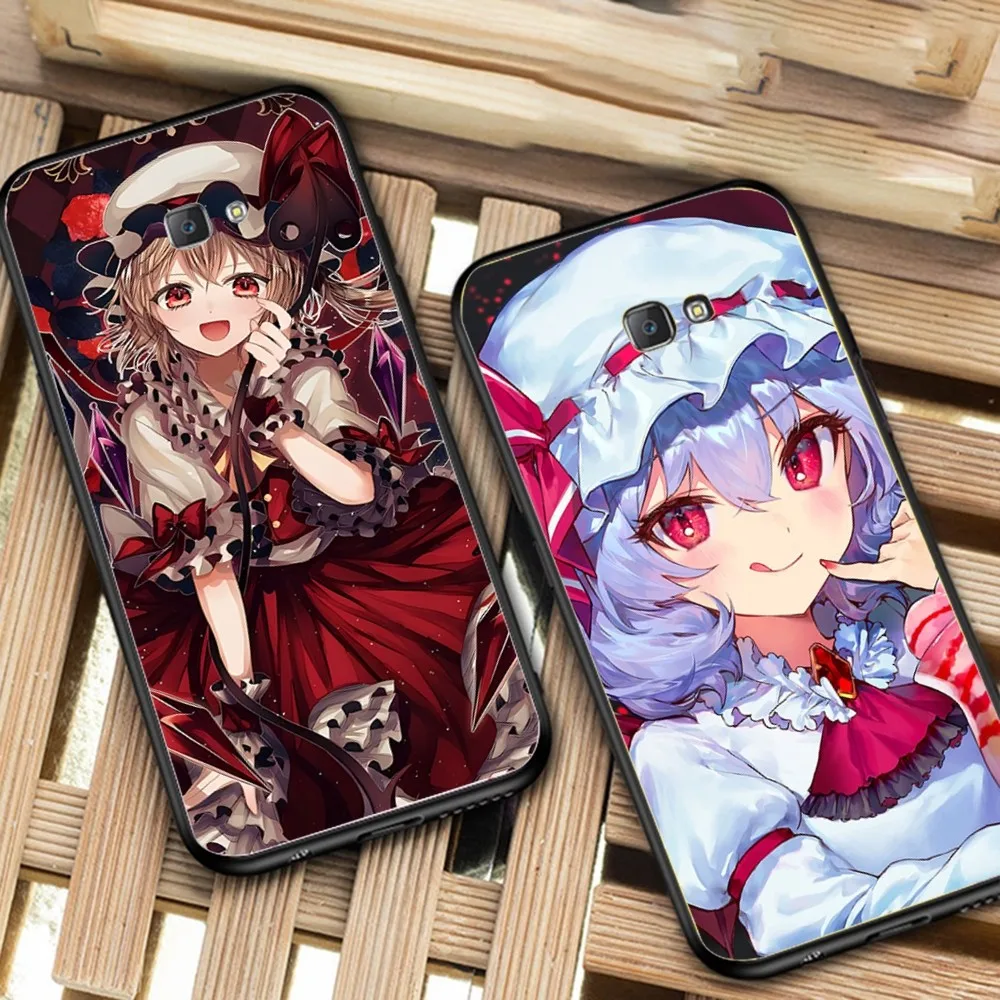 Anime Touhou Scarlet Eyes Phone Case For Samsung J 7 plus 7core J7 neo J6 plus prime J6 J4 J5 Mobile Cover