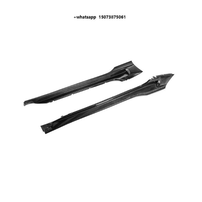 Aston Martin DB11 Volante Modification Upgrade PK Style High-quality Dry Carbon Fiber Side Skirts Fix Screws New 1-Year