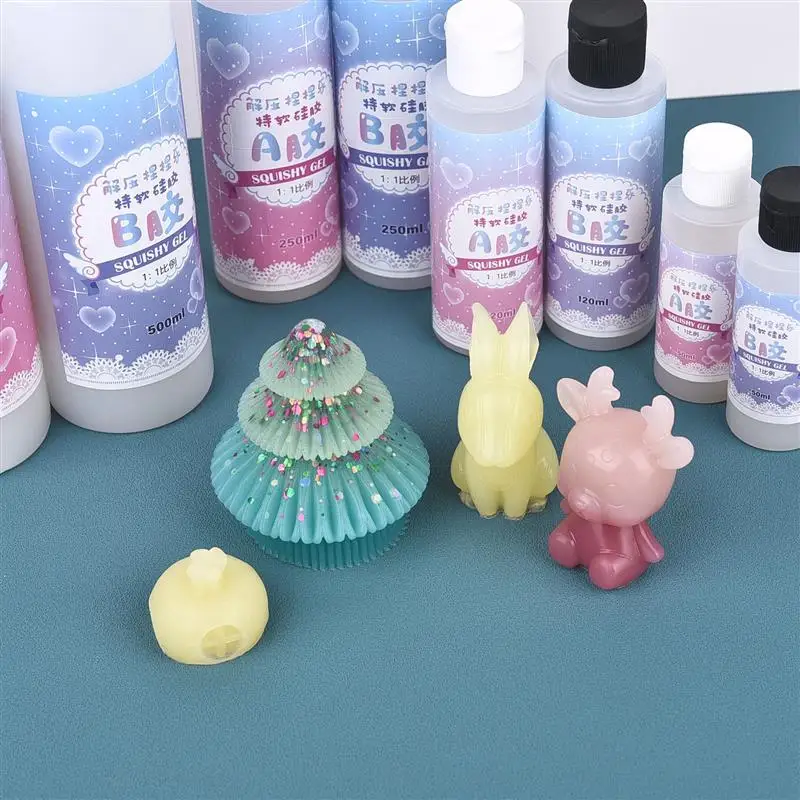 Squishy Gel Soft Liquid Silicone Decompression Hand made DIY For Antistress toy Squeeze Party Favors Stress Relief Toys