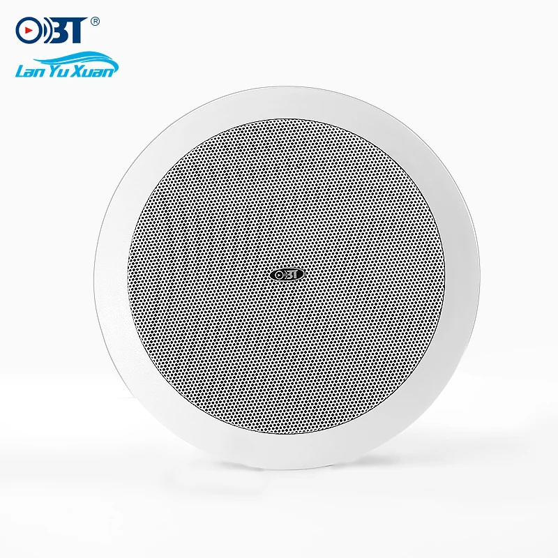 

New Arrival Obtpa 2025 Best Selling Pa System SIP Poe Ceiling Speaker Ip Ceiling Speaker Network Ceiling Speaker