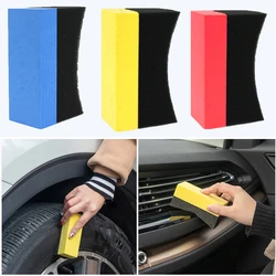 Car Cleaning Sponge Wash Polish Applicator for Car Sponge Wax Wipe High Density Auto Wheel Tire Wash Wiper Tools Pad Brushes