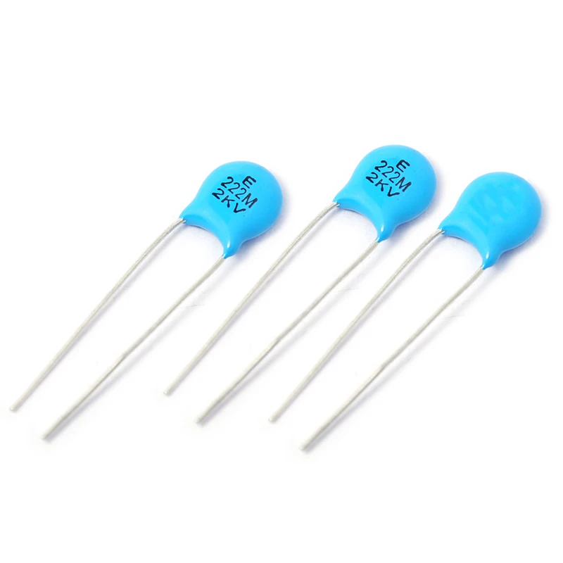 

50PCS/LOT High Voltage Ceramic Capacitor 222M 2KV/222 2200PF 2.2nF 2000V