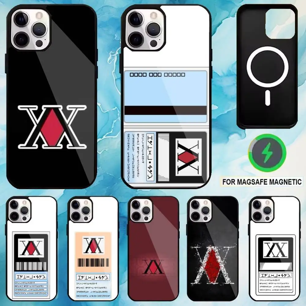 

H-Hxh Hunter X Hunter License Phone Case For iPhone17,16,15,14,13,12,11 Plus,Pro Max Magnetic For Magsafe Wireless Charging