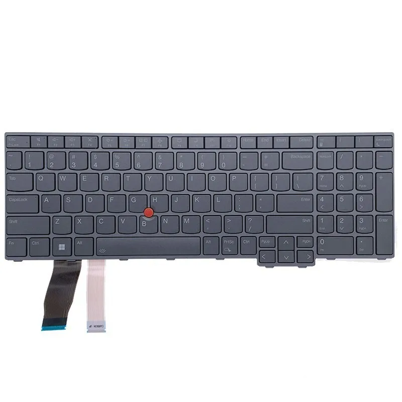 

New US Eng Backlit Keyboard Gray For ThinkPad T16 P16s Gen 1 21BV 21BW 21BT 21BU
