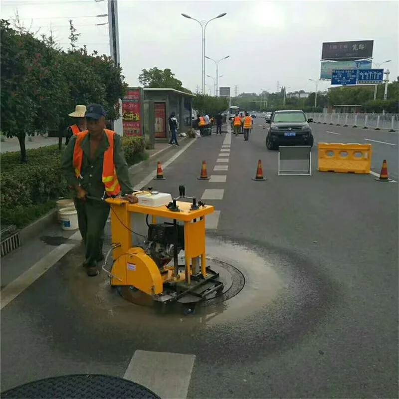 Hand Push Manhole Cover Cutting Machine 1000 Kiln Manhole Cover Cutting Machine for Circular Cutting