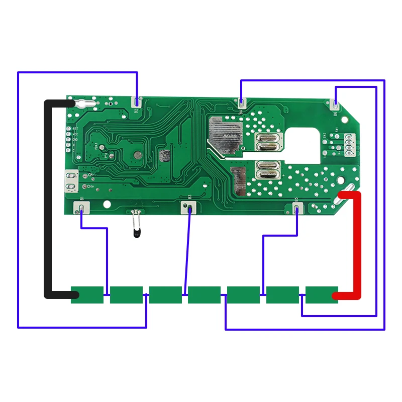 dawupine Battery Plastic Case Charging Protection Circuit Board PCB bms for Dyson V10 Vacuum Cleaner