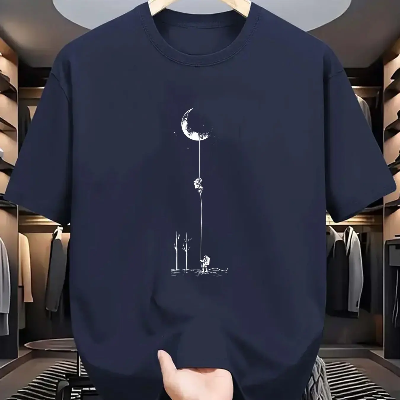 NONE Men T-Shirt Black M 3