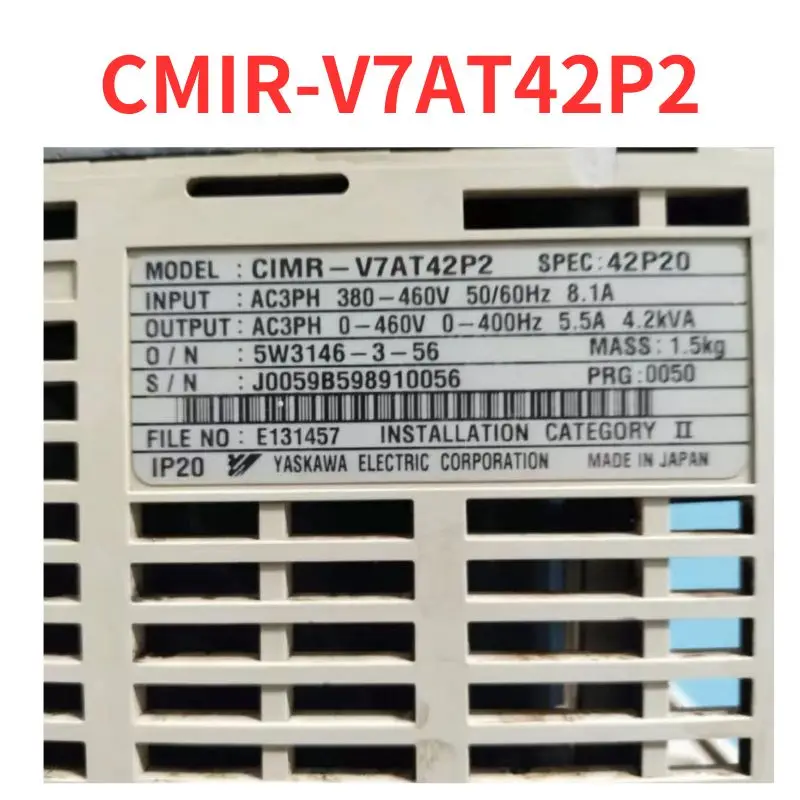 

Second-hand CMIR-V7AT42P2 inverter test OK Fast Shipping