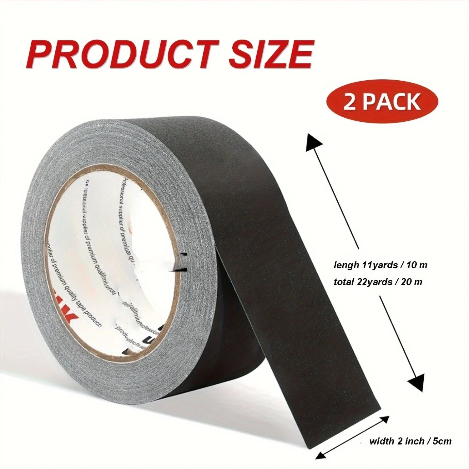 Schwarzes Gaffertape, Gafferband, Mattes Finish-Tape, Nicht Reflektierend – Detail 5