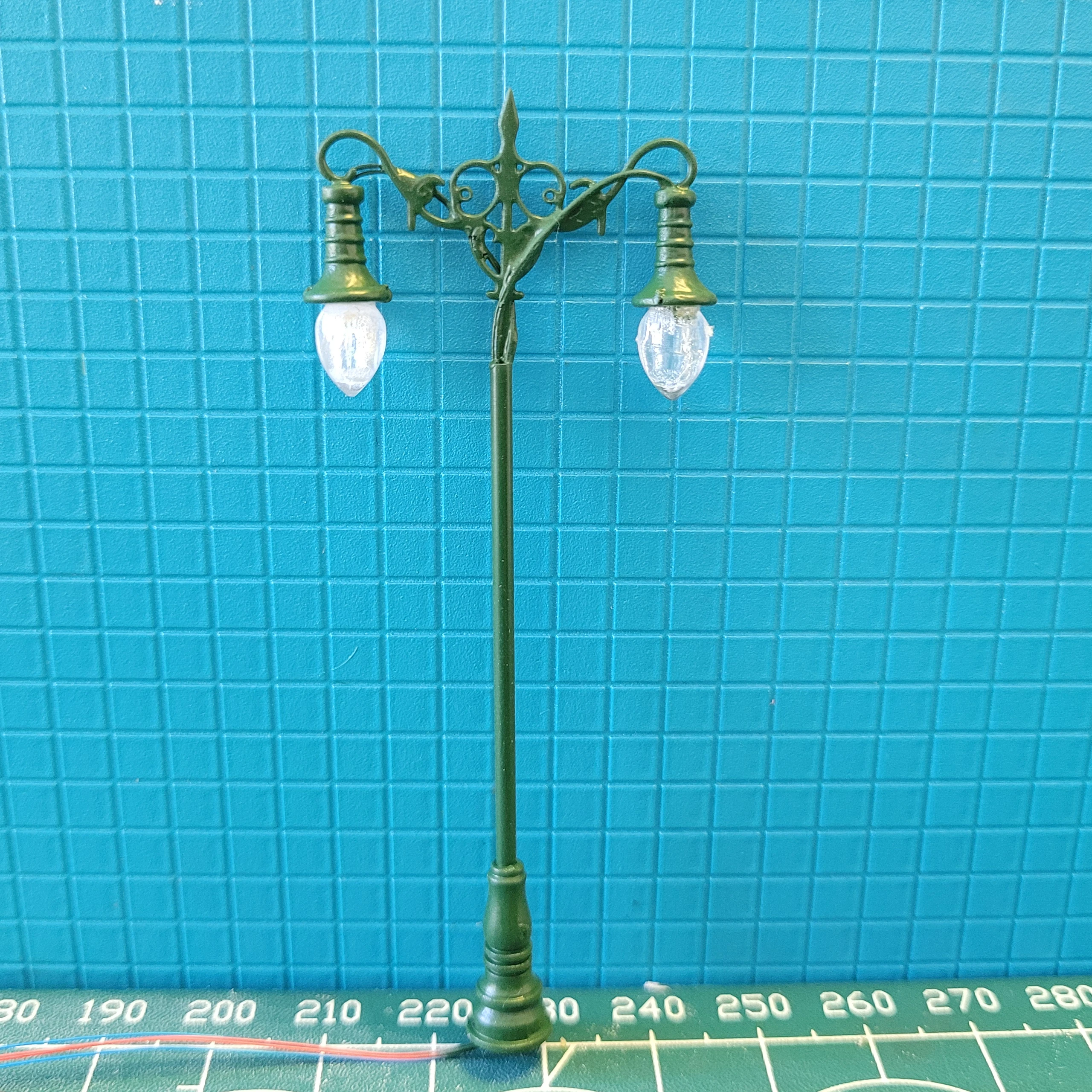 Ho Scale Model Lamp for Scale Park/garden Model Making Street Light 3v Lamppost Model Park Lamps Train Railway Layout Warm White