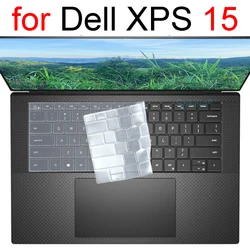 Pokrowiec na klawiaturę Dell XPS 15 9500 9510 9520 7590 9550 9560 9570 9575 9650 Touch Protector Skin Case Akcesoria Silikon 15,6