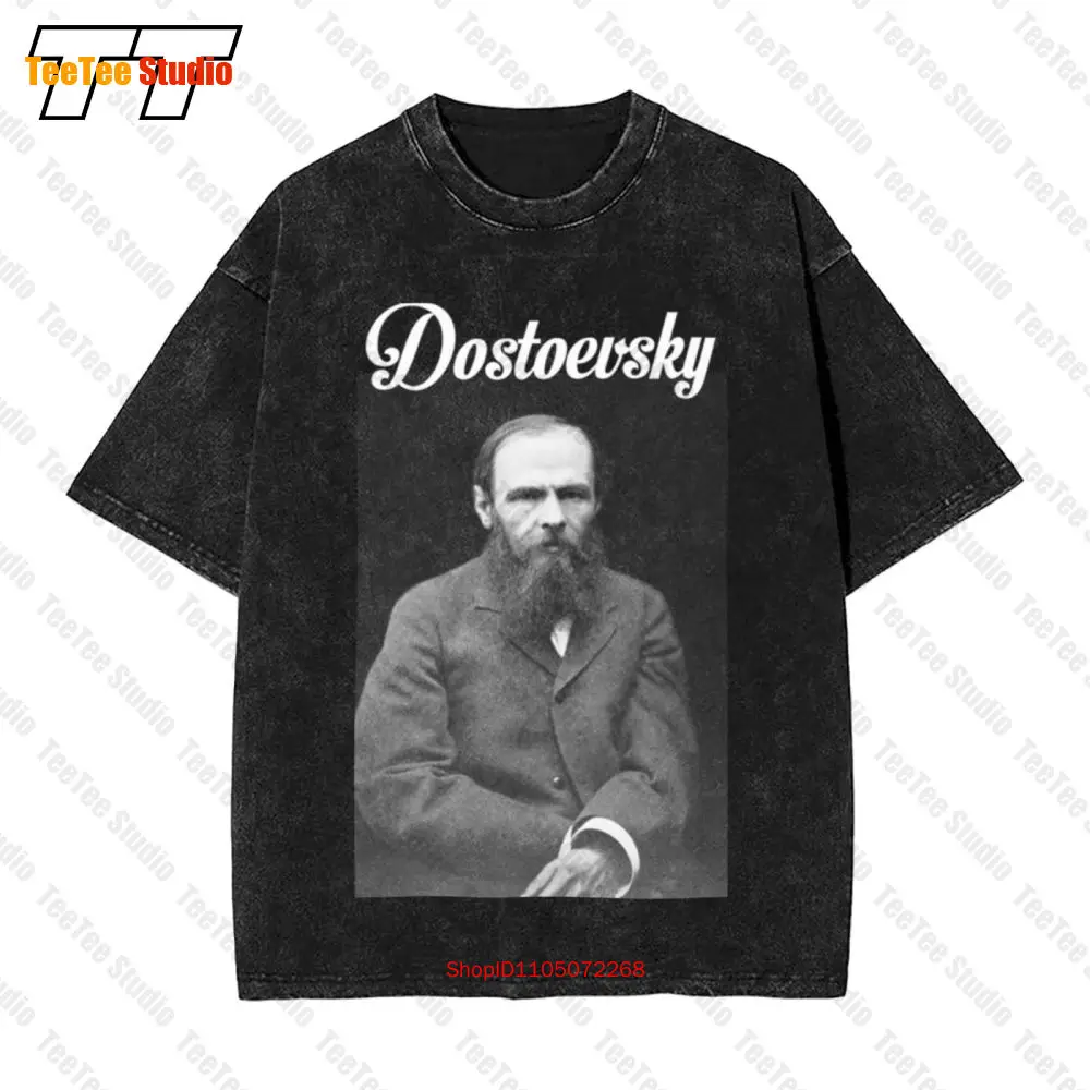 Fyodor Dostoevsky Vintage Oversized T-Shirt Brothers Karamazov Author JCJ4