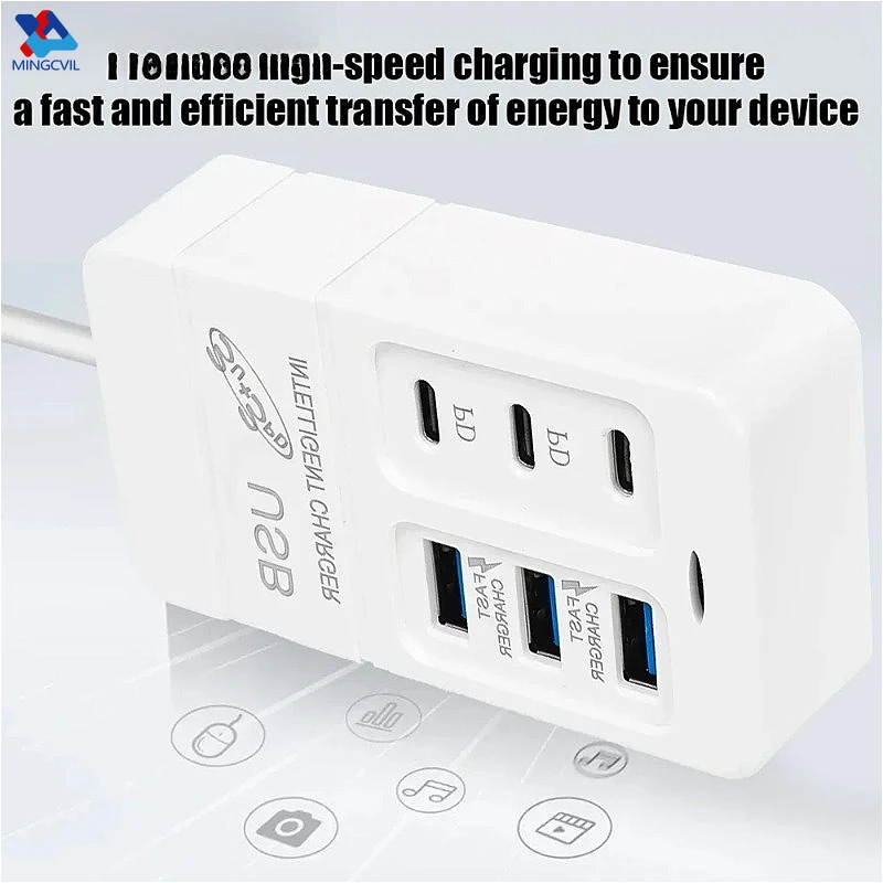 6-Port Fast-Charging Docking Station 5
