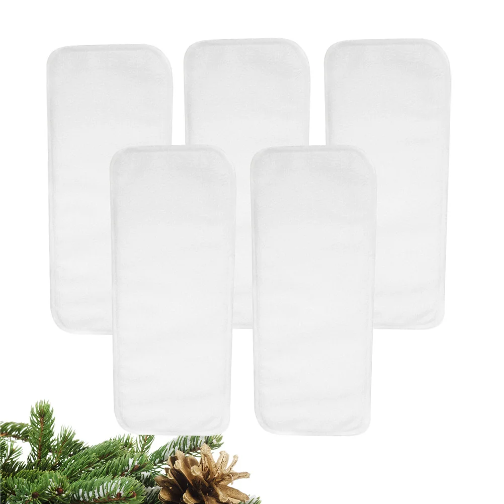 5 szt. Mata z nanowłókna, oddychająca, wodoodporna podkładka dla niemowląt, trwała, wygodna mata dla niemowląt, bezpieczna konstrukcja, bawełniana podkładka dla niemowląt