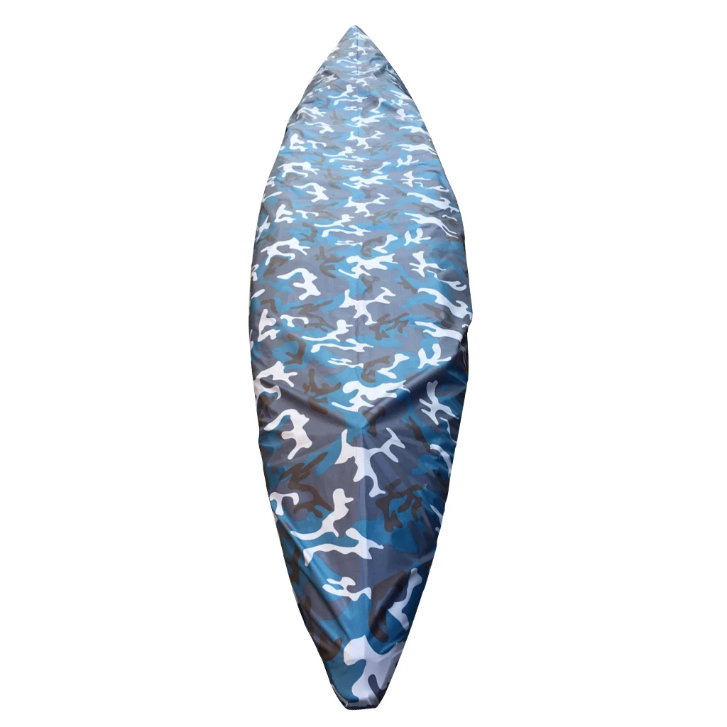 Marine Camo Kayak Cover Resistant Canoe Wrap Boat Accessories for Off Season Protection Outdoors