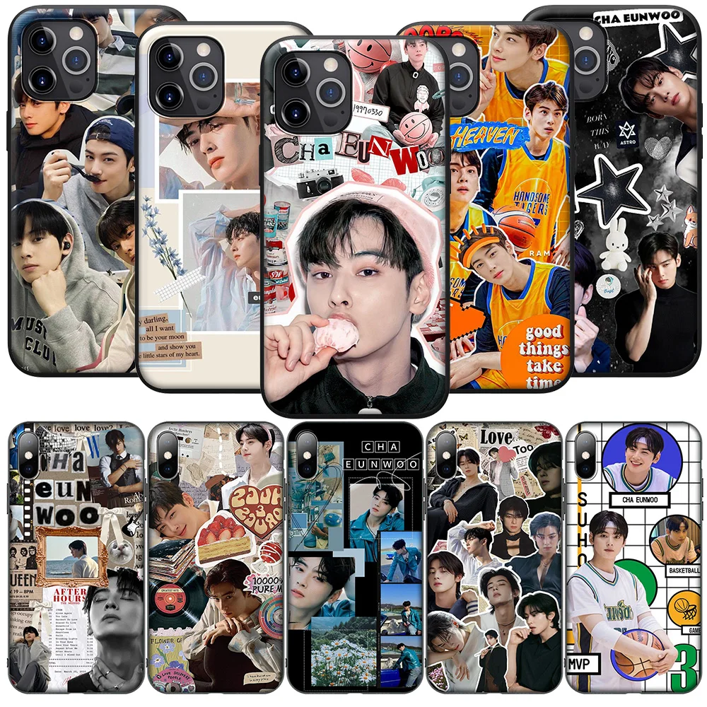 SK48 cha EunWoo Lee Dong min K POP Phone Soft Case for iPhone 12 11 X XS XR Pro Max 6 6s Plus SE