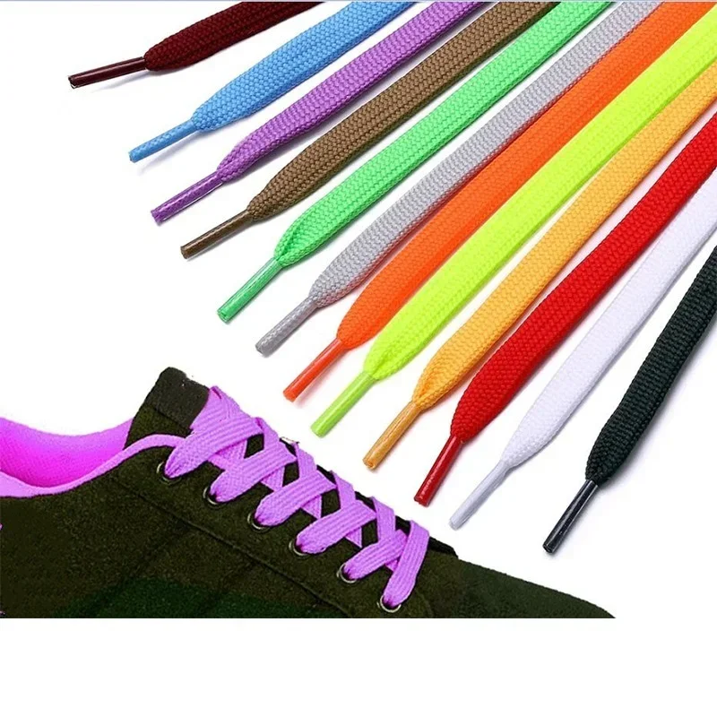 

1 Pair Colourful Shoelaces Shoe Laces for Canvas Sneakers Sport Shoes Long Rope 100CM Black and White