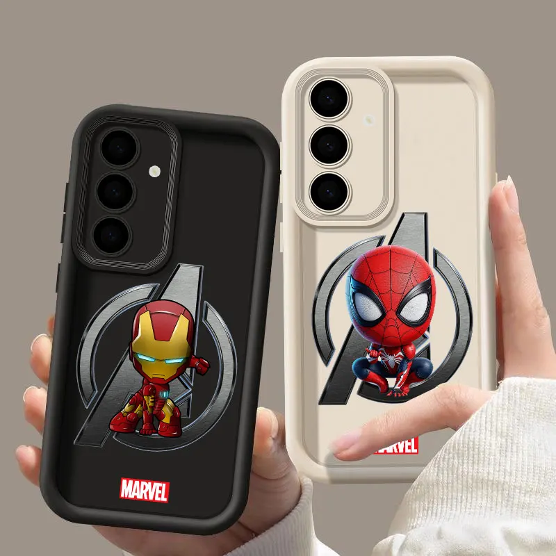 Marvel Comics Avengers Cute Fundas For Samsung Galaxy S26 S25 S24 S23 S22 Plus S21 Ultra S20 FE Case S26Ultra Phone Back Cover