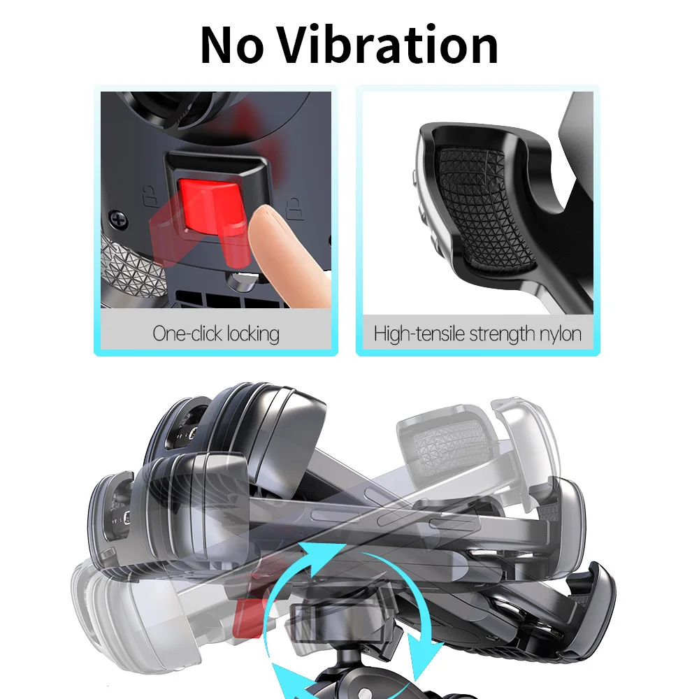 Universal Phone Holder Clamp for Boat Yacht Jet Ski Desk Pole, Quick Install & Detach, for Selfie Video, Portable for All Phones - view 6