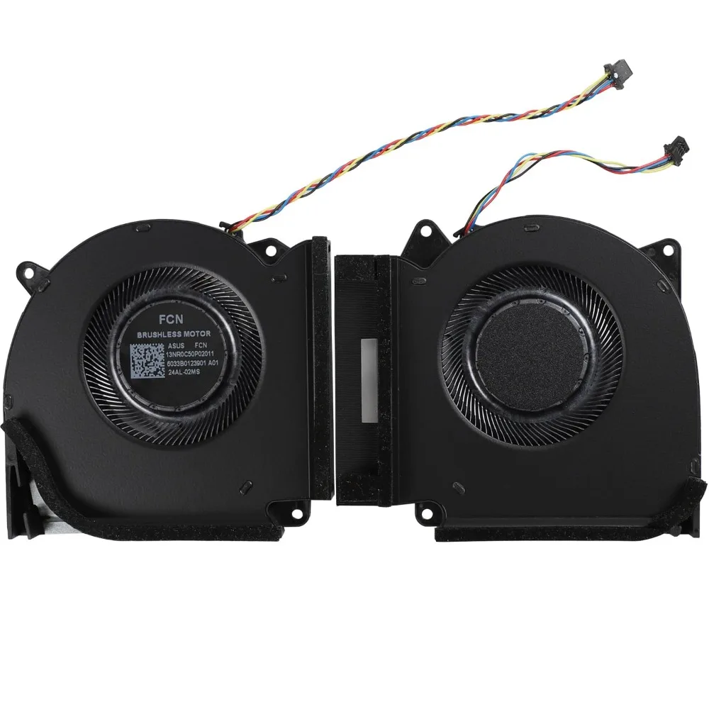 CPU + GPU Cooling Fan for ASUS ROG 7 Plus G713P G713PV G713PU G713PI Series FQLP DFSCL42P06593Q FQLN DFSCL42P16593Q 12V