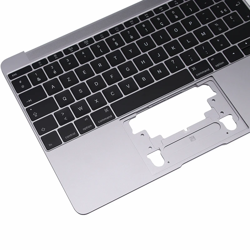 Imagem -05 - Palm Rest Azerty Teclado para Macbook A1534 Top Case com Teclado Francês Cinza Prata Ouro Ouro Rosa Retina 12 A1534