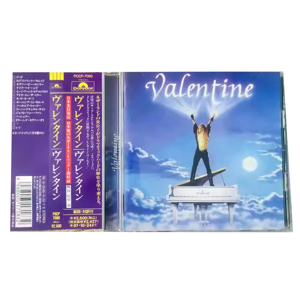 

CD Valentine Pop Rock/в современном стиле для взрослых с яркими мелодиями и сладким женским вокалом Pop Rock Route