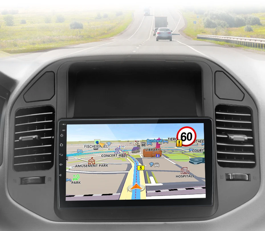 Junsun drahtloses Carplay Android Auto Autoradio für Mitsubishi Pyjero V60 V68 V73 2011-2016 GPS Multimedia 2 Din – Detail 17