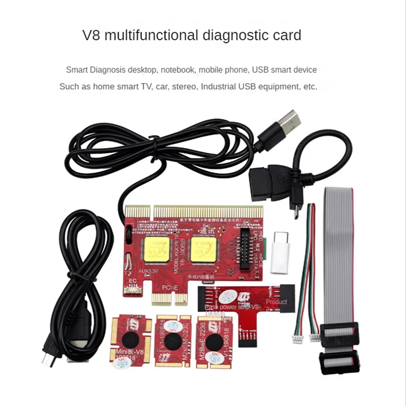 V8 Multifunction Laptop Universal Post Diagnostic Test Card